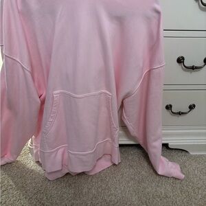 Pink Oversized Sweatshirt